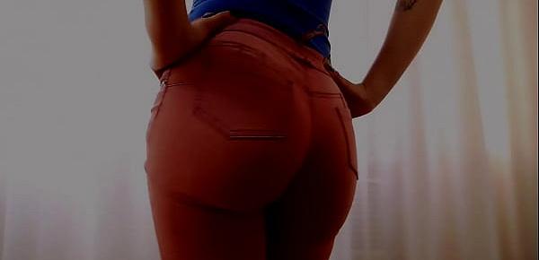  Most INCREDIBLE Ass on a Slim Teen in Tight Jeans and Thong